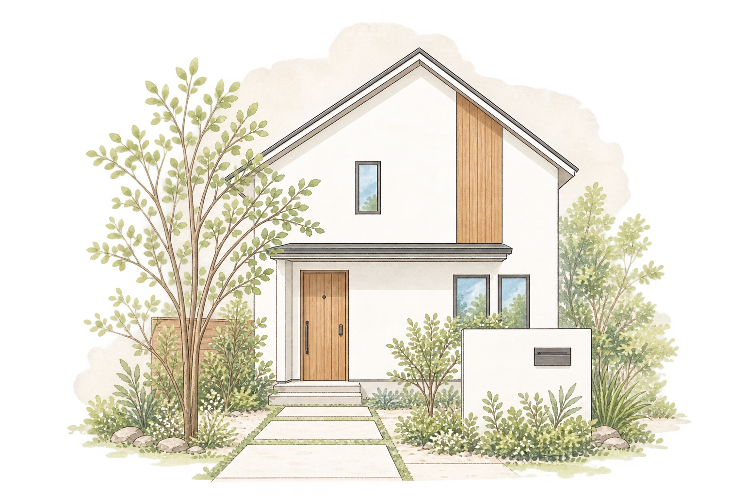 木のぬくもりを感じる新築住宅